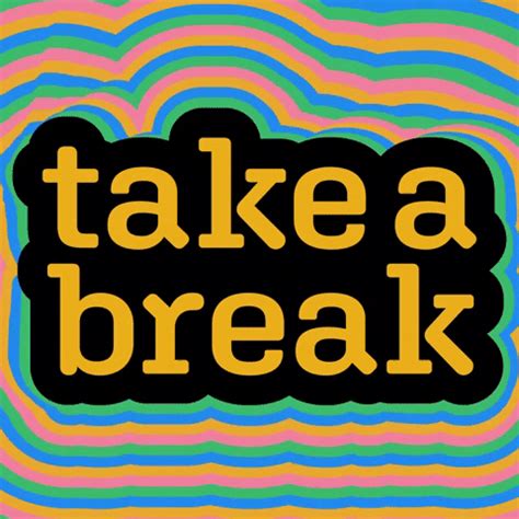 Break Time GIF by StickerGiant